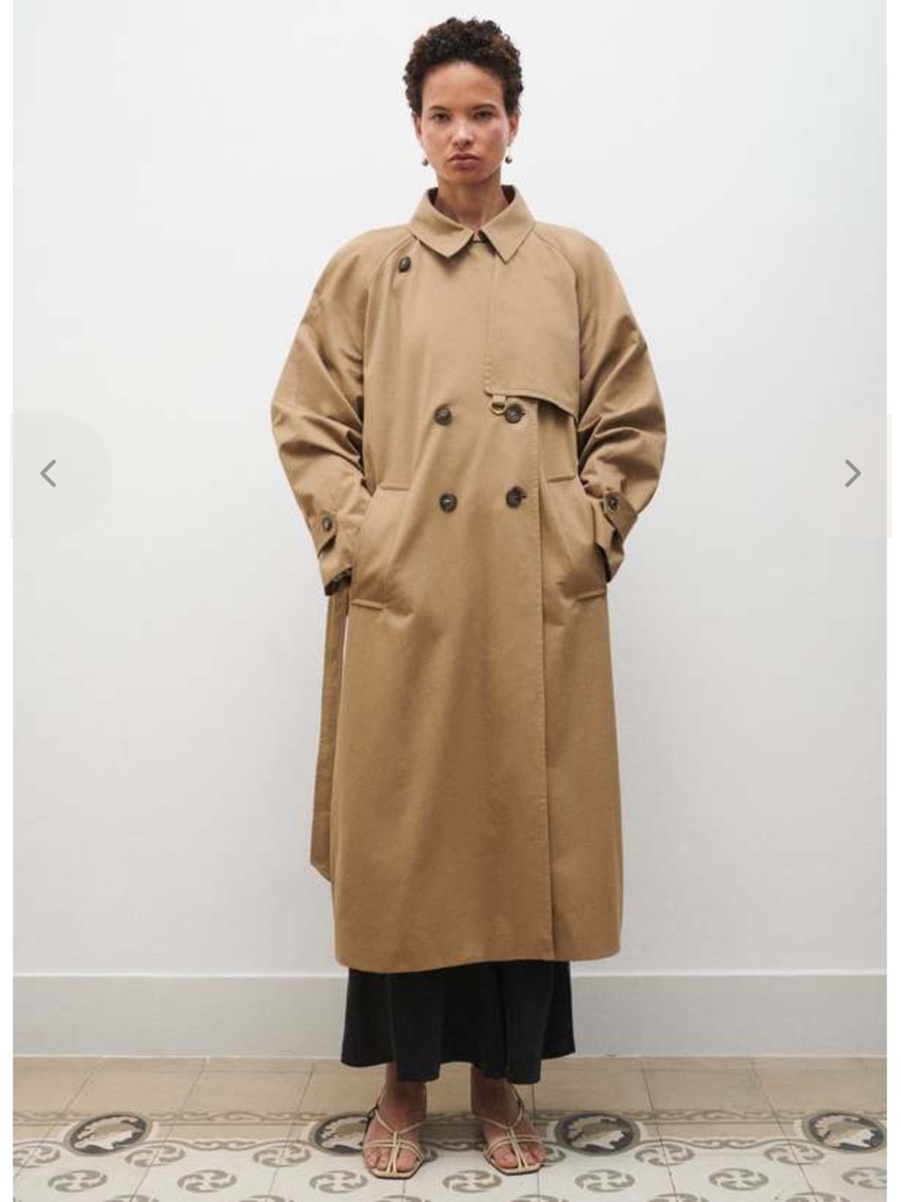 SILK LAUNDRY THE TRENCH COAT Classic trench - TAN NEW XS